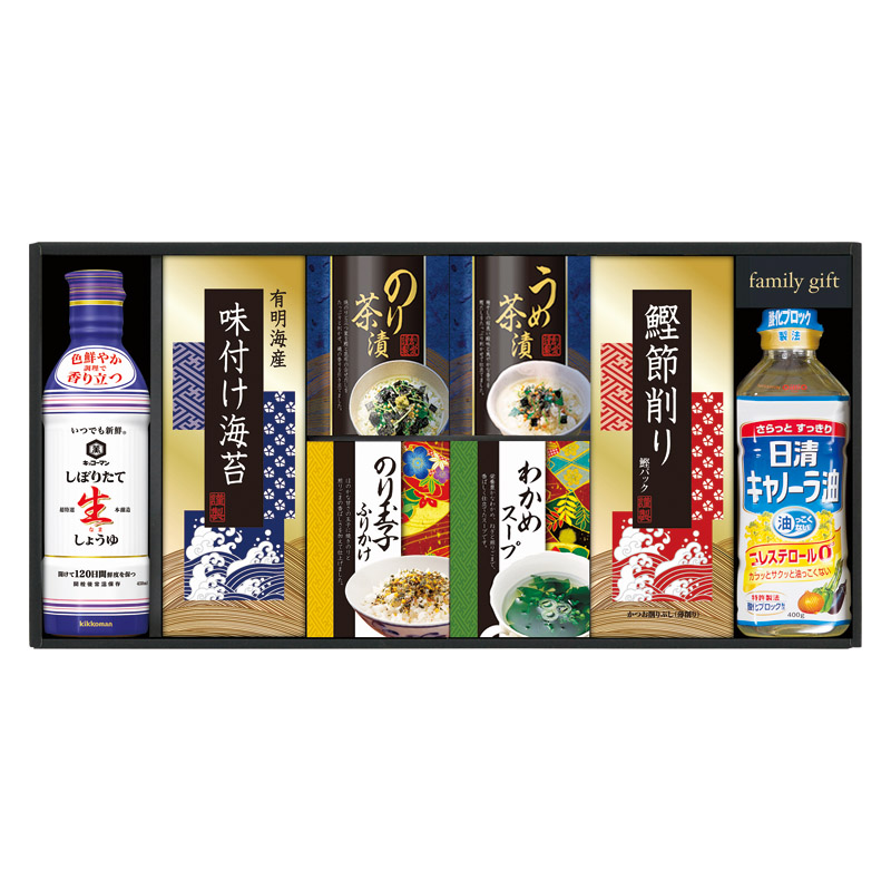 【送料無料】キッコーマン生しょうゆ＆和食詰合せ L1066-058
