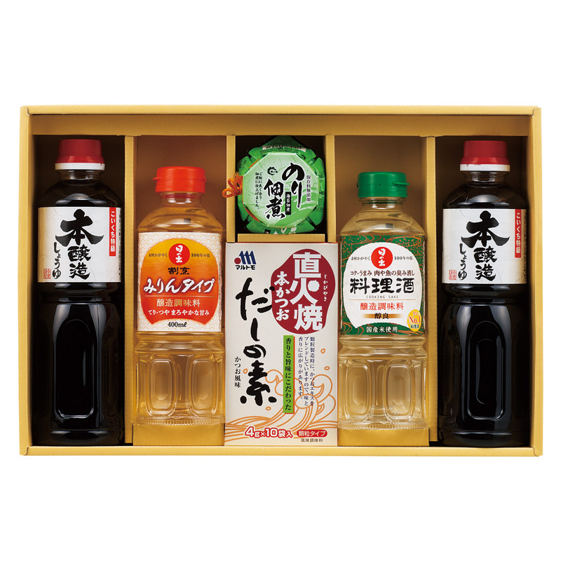【送料無料】佃煮＆調味料バラエティセット L1068-038