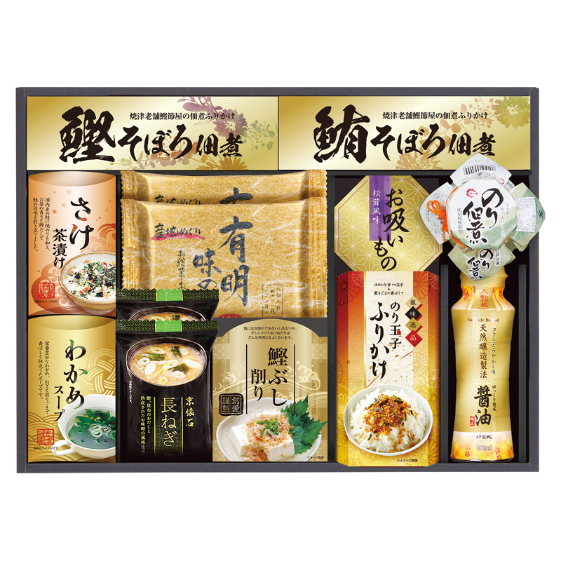 【送料無料】白子のり＆マルコメ和風詰合せ L1080-050