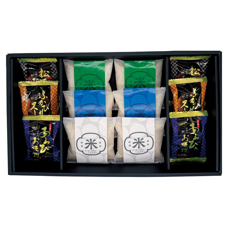 【送料無料】初代田蔵新潟米食べくらべお吸物ギフトセット L1084-034