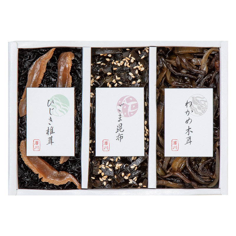 【一括お届け】廣川昆布御昆布 3品佃煮詰合せ L1093-015