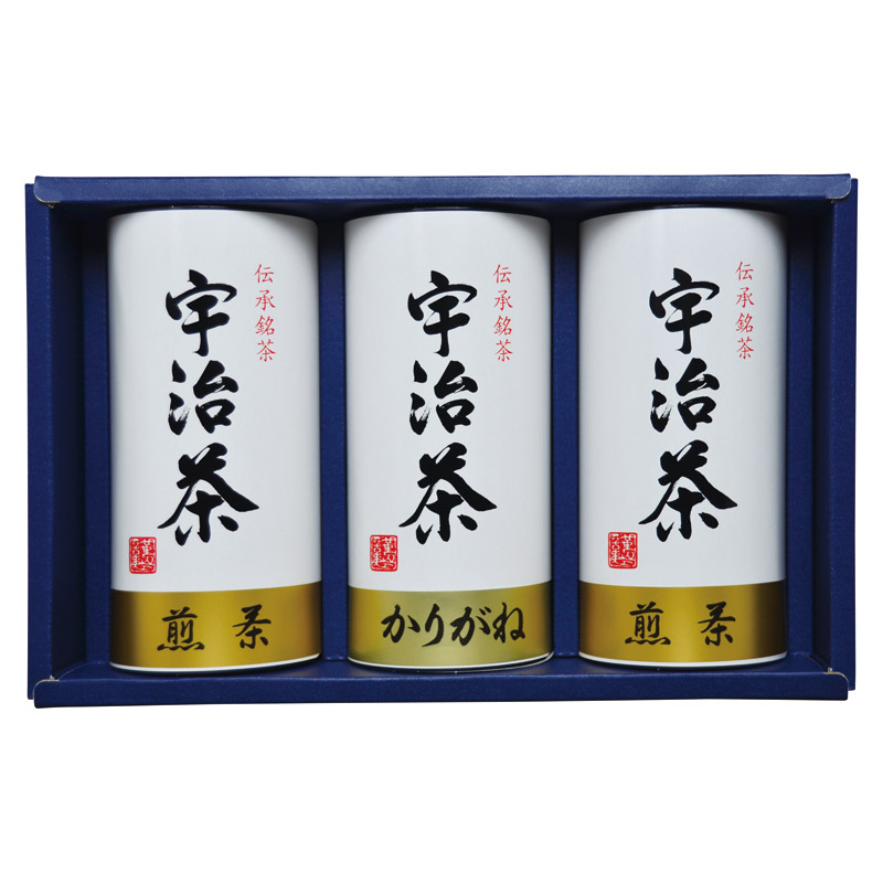 【送料無料】宇治茶詰合せ（伝承銘茶） L1100-065