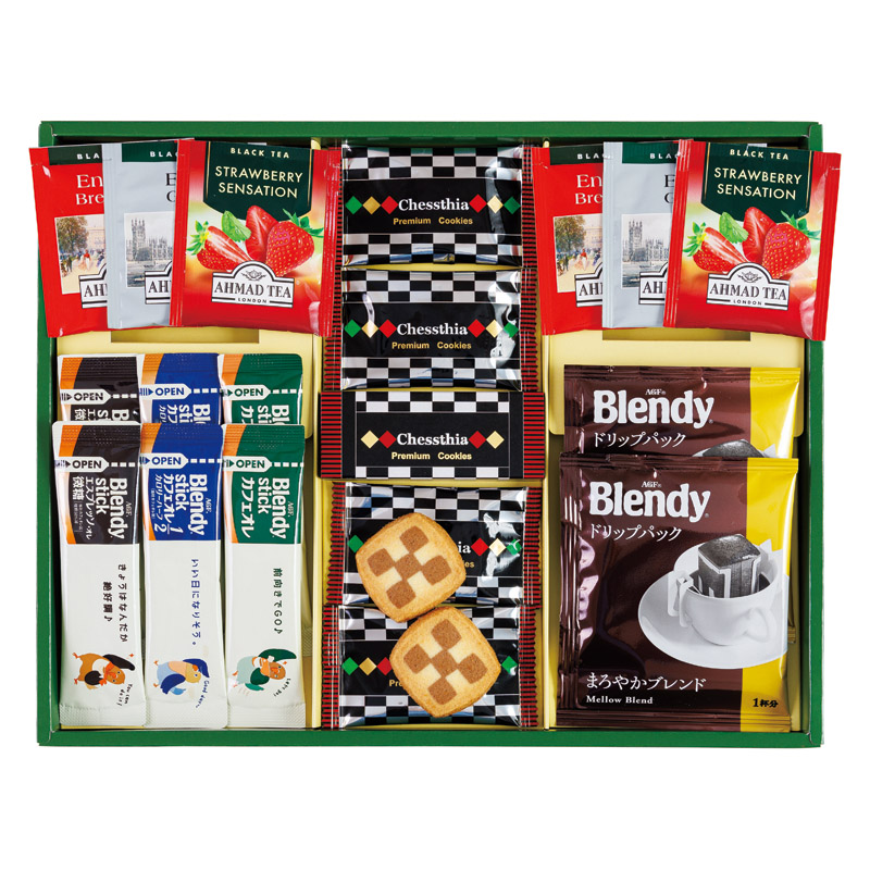 【一括お届け】ブレイクタイム クッキー＆コーヒー＆紅茶 L1117-029
