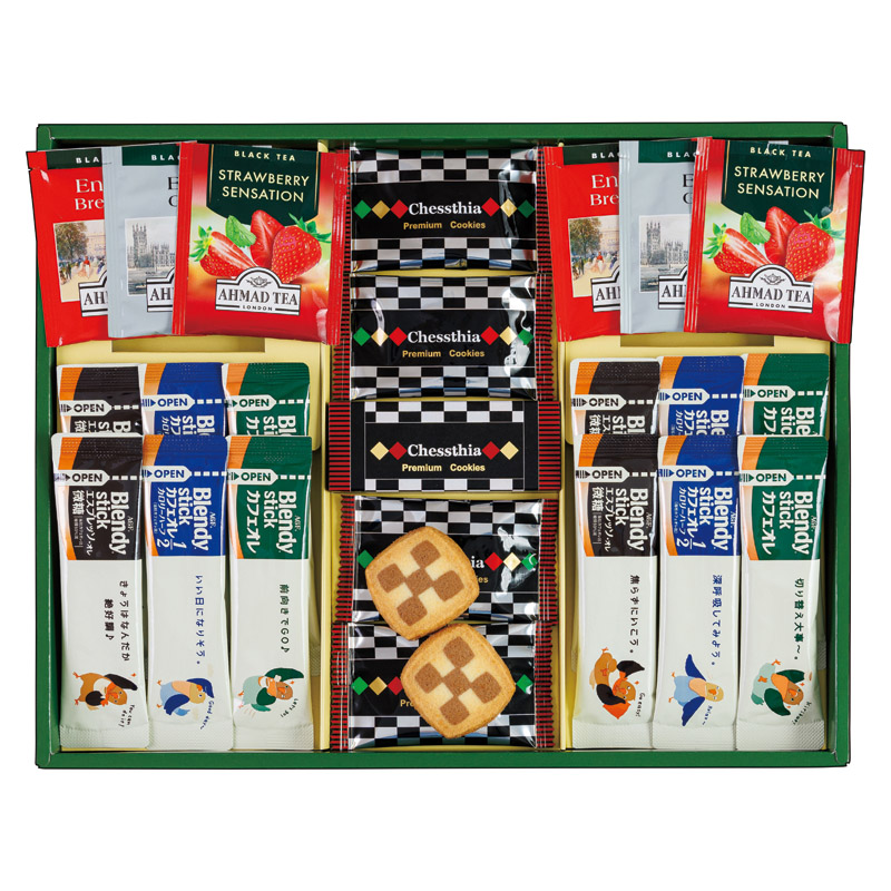 【一括お届け】ブレイクタイム クッキー＆コーヒー＆紅茶 L1117-036