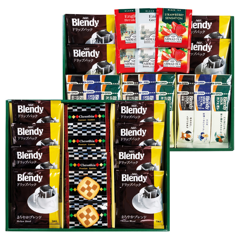 【送料無料】ブレイクタイム クッキー＆コーヒー＆紅茶 L1117-064