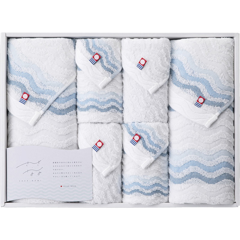 タオルセット 今治タオルさざ波タオルセット（L9034-629）｜送料無料｜香典返しe-shop