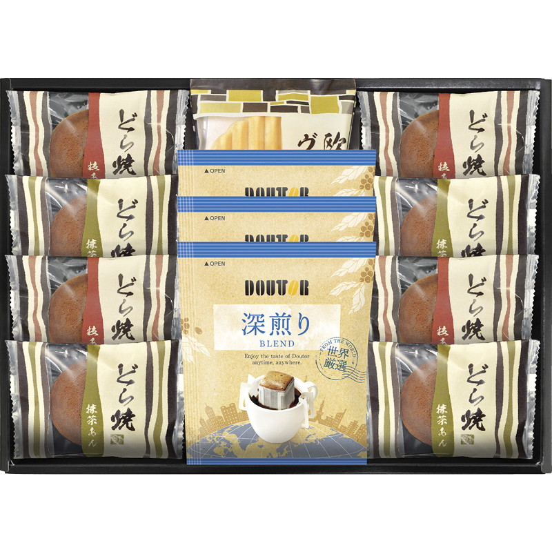 【一括お届け】ドトールコーヒー＆どら焼き 詰合せ L9110-534