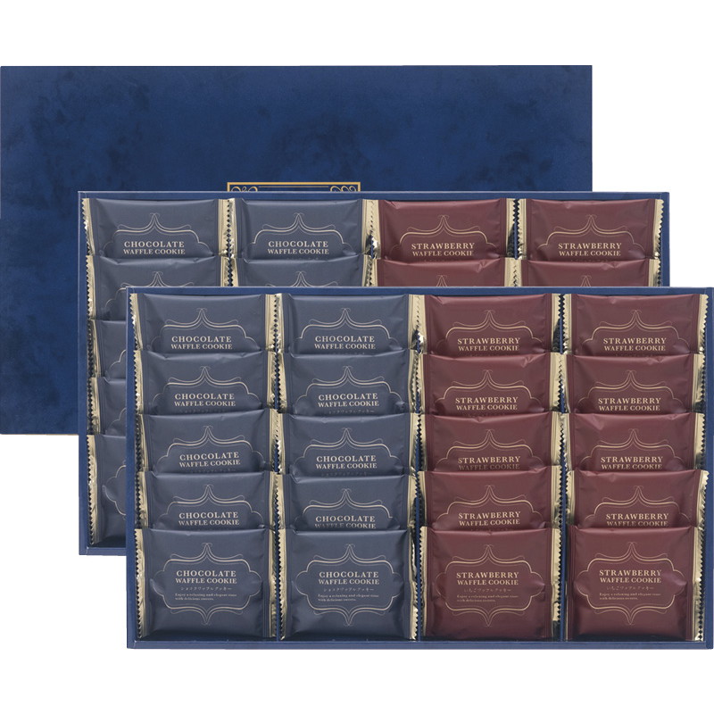 【送料無料】スィートバスケット ワッフルクッキーセット L9111-570