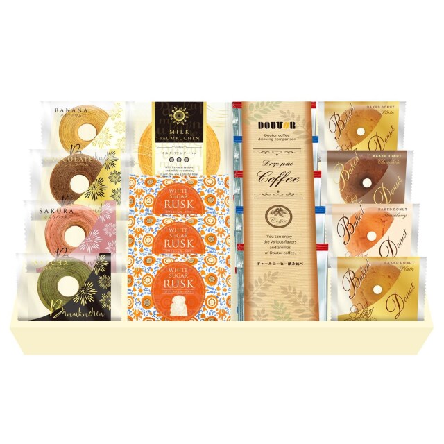 【送料無料】ドトールコーヒー＆リワードタイム彩り洋菓子セット B1095-530