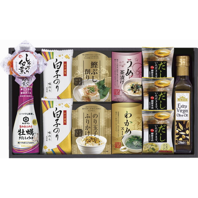 【送料無料】キッコーマンしょうゆ＆オリーブオイル詰合せ B1106-536