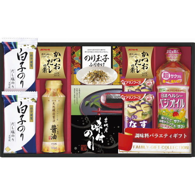 【送料無料】日清オイリオ＆白子のり食卓詰合せ B1106-607