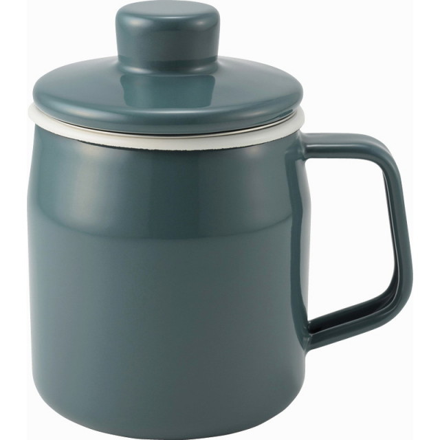 【送料無料】富士ホーローフィルトミニオイルポット0.35Lスモークブルー B1107-596