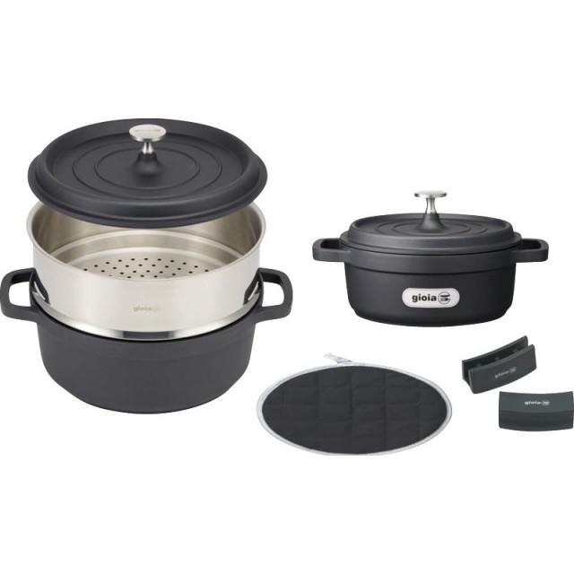 Silit ボニート　ローキャセロール　24cm 両手鍋　黒　シラルガン　未使用 Silit ボニートローキャセロール24cm 両手鍋黒シラルガン未使用