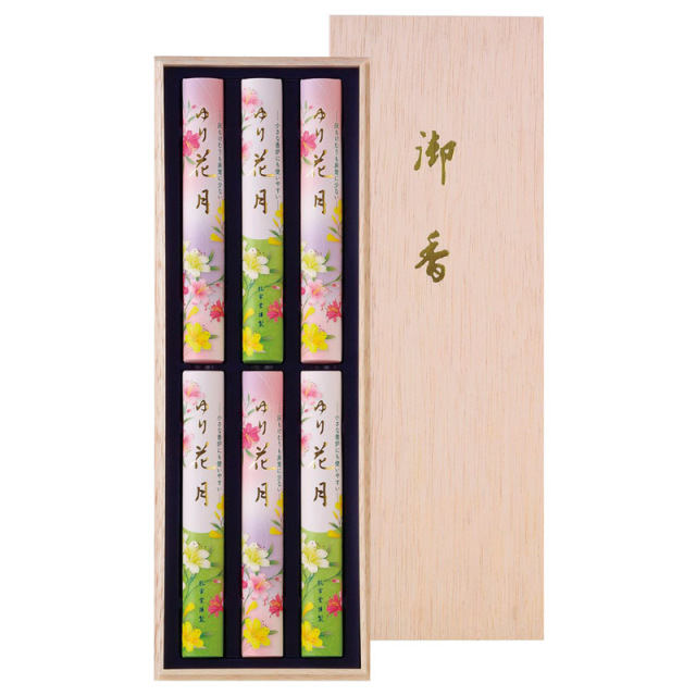 【一括お届け】孔官堂 御香ゆり花月6入 B2017-040