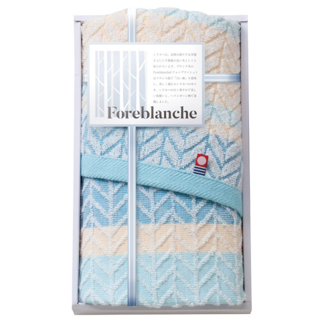 【一括お届け】フォレブランシュフェイスタオル B2037-048