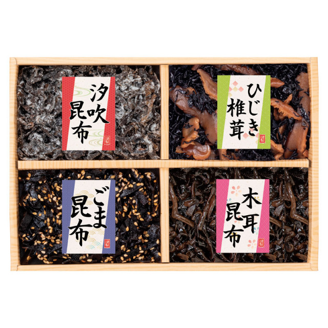 【一括お届け】廣川昆布風味彩々 4品佃煮詰合せ B2048-086