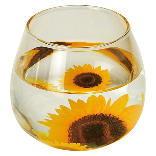 【一括お届け】フローラゆらりグラスひまわり B2054-076