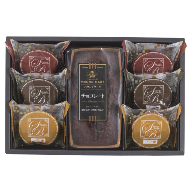【一括お届け】スイートバスケットケーキ 焼き菓子詰合せ B2059-075