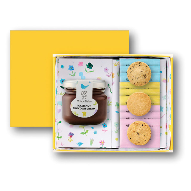 【一括お届け】メゾンデリコヘーゼルナッツショコラクリーム＆クッキーセット B2060-066