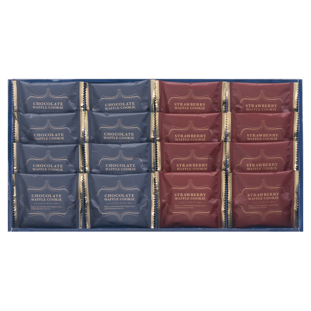 【一括お届け】スィートバスケット ワッフルクッキーセット B2060-116