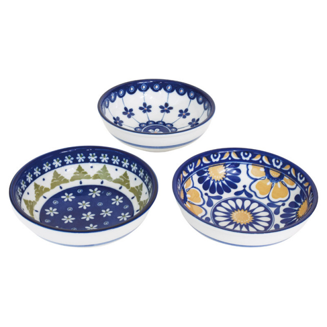 【一括お届け】キャッスルスター シチュー＆サラダボール3枚セット B2074-025