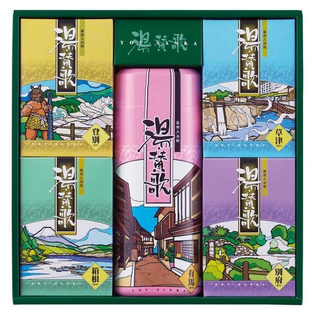 【一括お届け】薬用入浴剤 湯・賛歌ギフト B2076-026