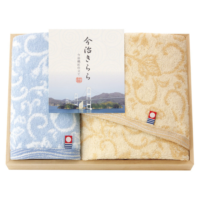 今治小町白無垢IIタオルセット木箱入（B2155-035）｜送料無料