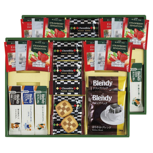 【送料無料】ブレイクタイム クッキー＆コーヒー＆紅茶 B2095-119