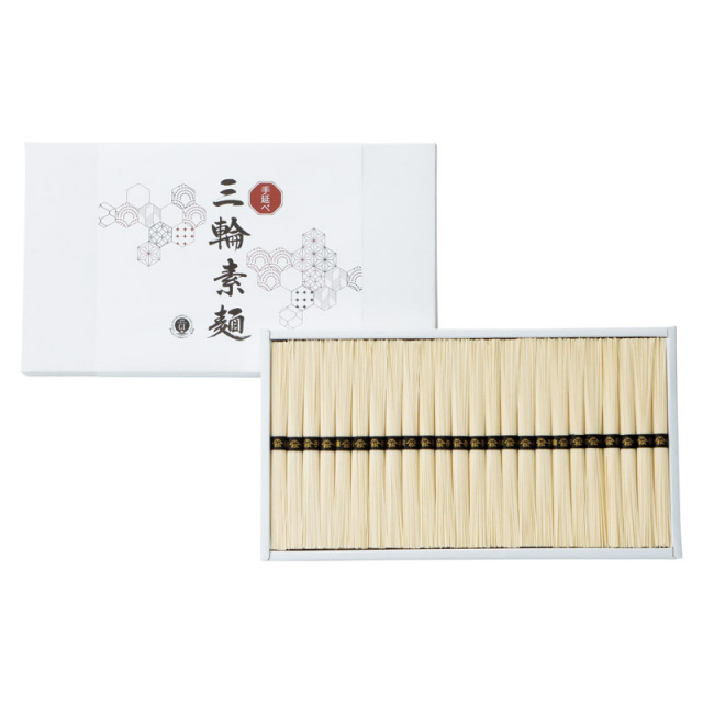 【送料無料】手延べ三輪素?（レシピ集付き） B2100-105