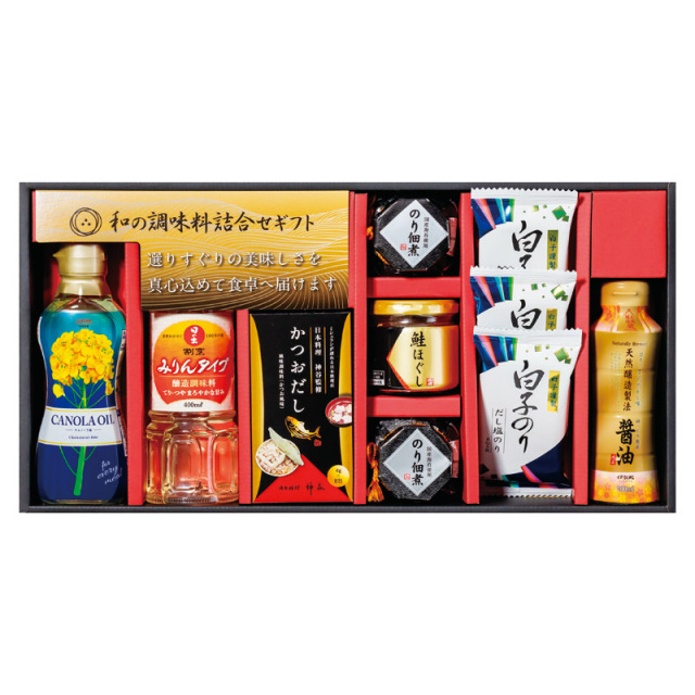 【送料無料】和の調味料詰合せ B2106-037