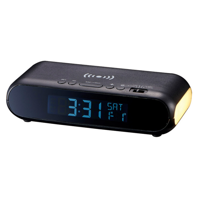 【送料無料】ワイヤレスチャージャークロック バッソ B2116-099