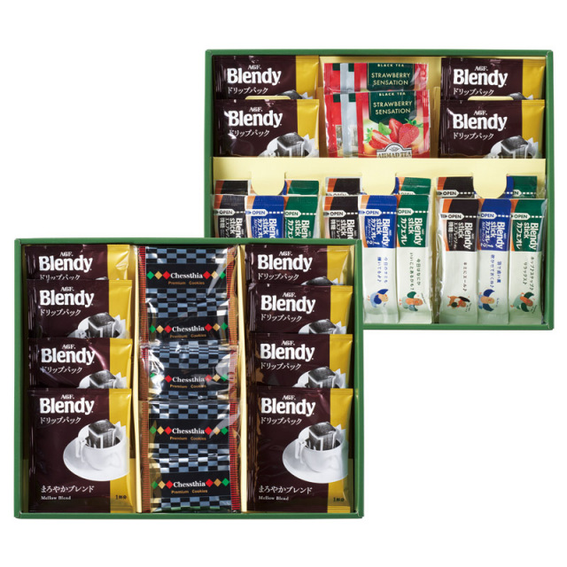 【送料無料】ブレイクタイム クッキー＆コーヒー＆紅茶 B2121-057