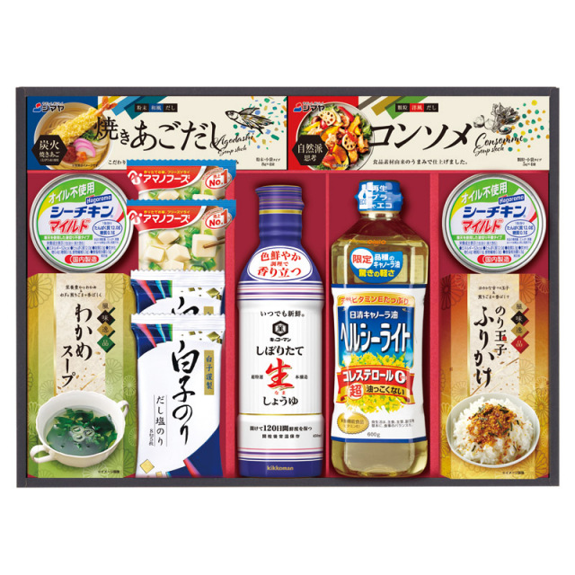 日清オイリオ＆調味料ギフト（B2126-098）｜送料無料｜香典返しe-shop