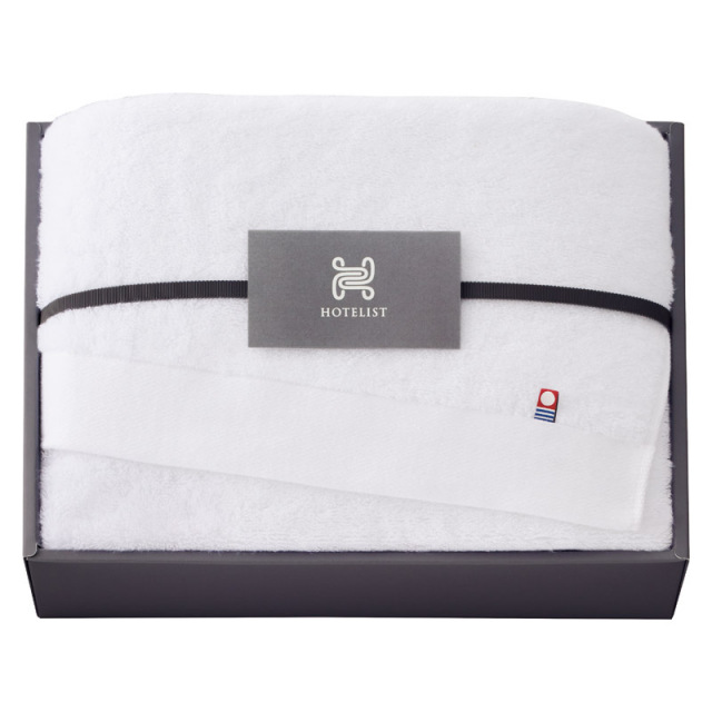 【送料無料】今治HOTELISTバスタオルホワイト B2134-026