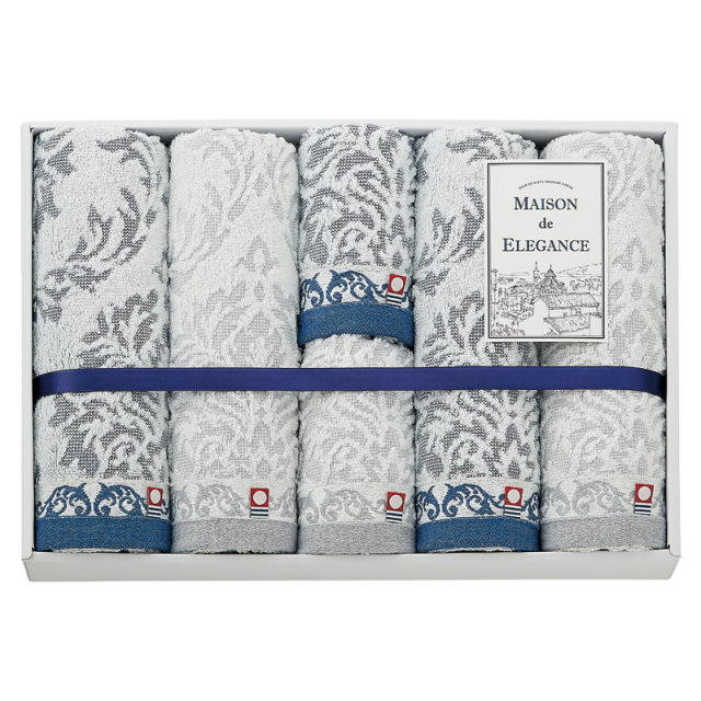 【送料無料】MAISON de ELEGANCE メゾン ド エレガンスフェイスタオル4Pウォッシュタオル2P B2134-075