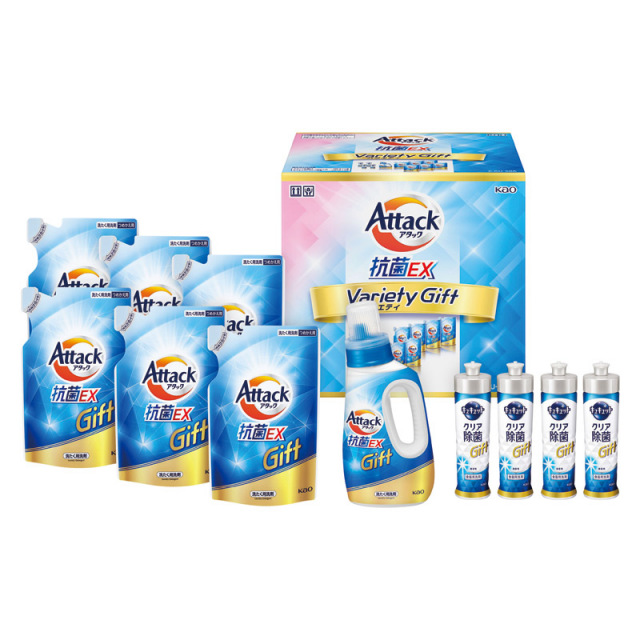 【送料無料】花王アタック抗菌EXバラエティーギフト B2140-020