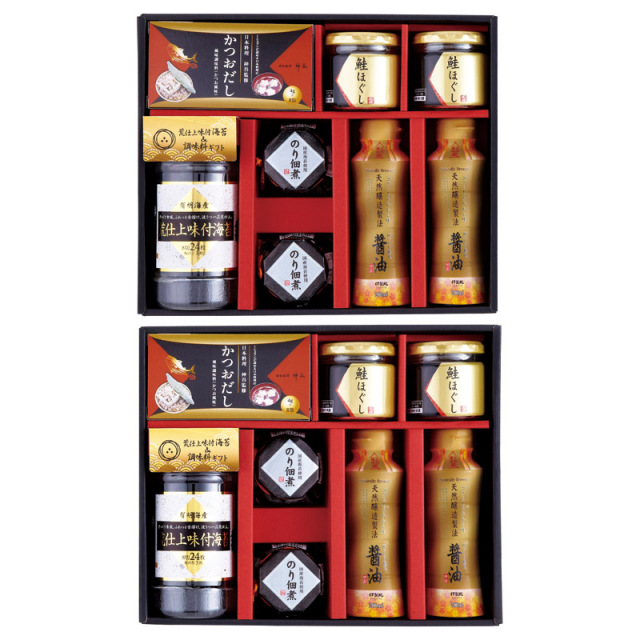 【送料無料】荒仕上味付海苔＆調味料ギフト B2143-077
