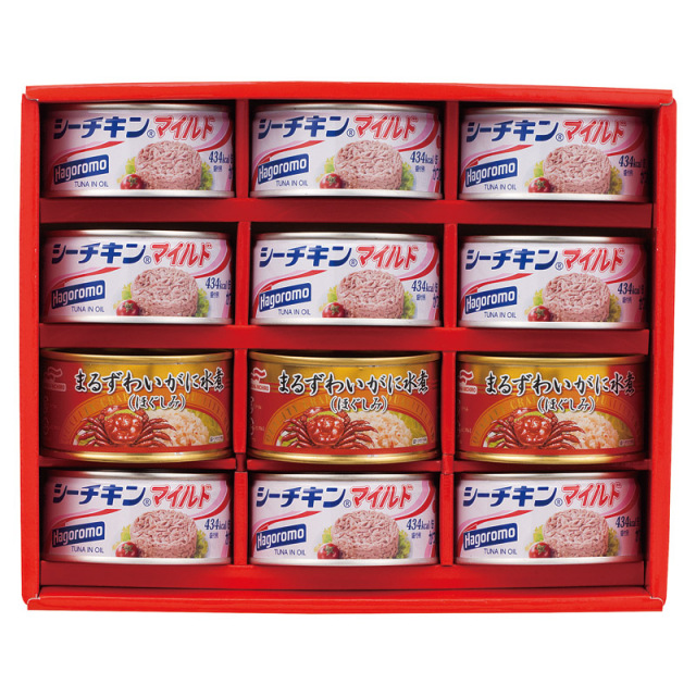 【送料無料】かに缶＆シーフードギフト B2144-039