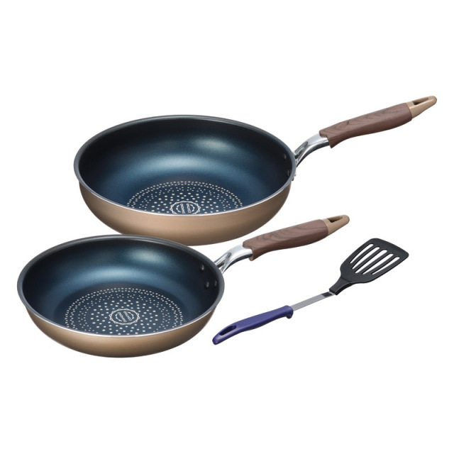 【送料無料】ブラナーノIIIH対応フライパン26cm＆いため鍋28cm（ターナー付） B2151-047