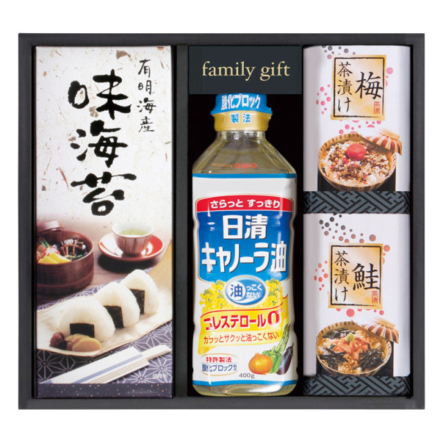 【一括お届け】日清オイリオ＆味付のりセット H1047-5