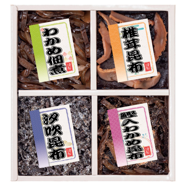 【一括お届け】御昆布 佃煮4品詰合せ H9031-6
