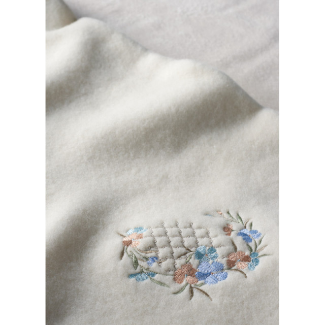 泉州匠の彩カシミア混ウール綿毛布（毛羽部分カシミア10％）2P（L1007