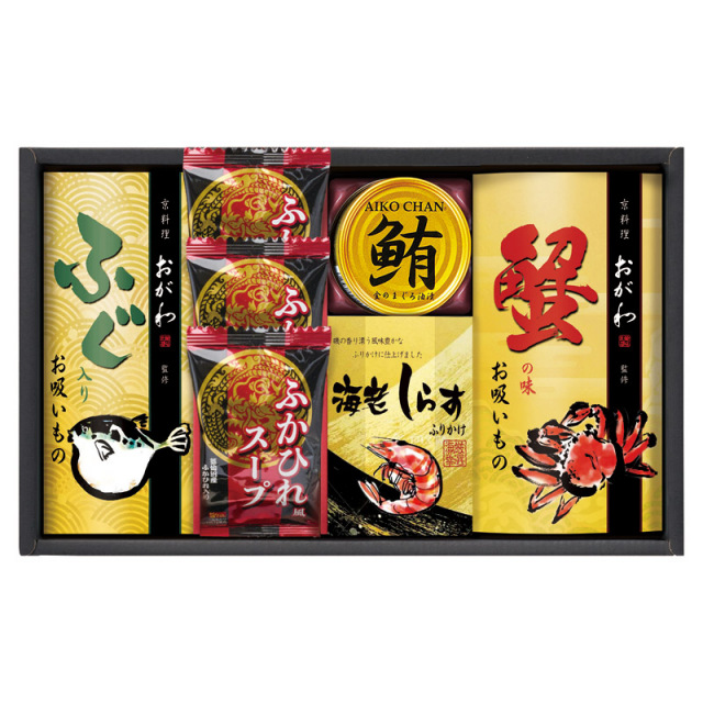 【送料無料】京料理おが和監修 お吸いもの詰合せ L1010-046