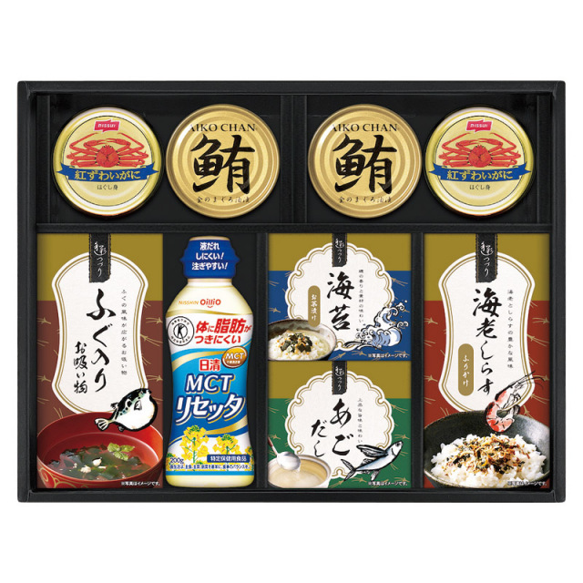 【送料無料】日清MCTリセッタ＆和風詰合せ L1056-070