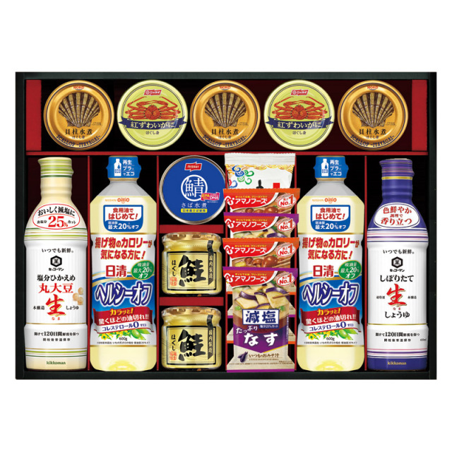 【送料無料】キッコーマン＆アマノフーズ＆日清オイリオ バラエティセット L1059-085
