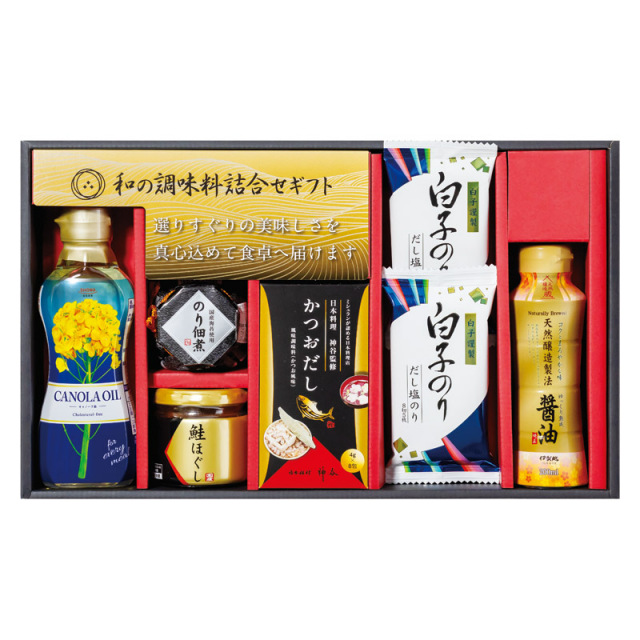 和の調味料詰合せ（L1061-045）｜送料無料｜香典返しe-shop
