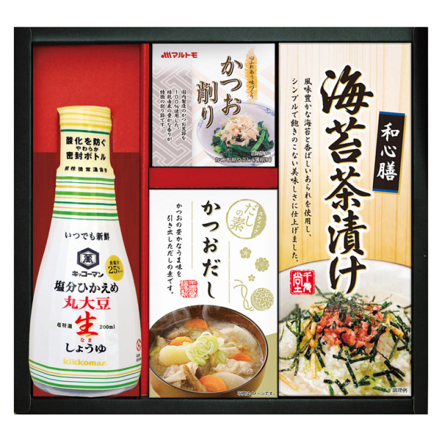 【一括お届け】キッコーマン塩分ひかえめ生しょうゆ詰合せギフト L1065-019