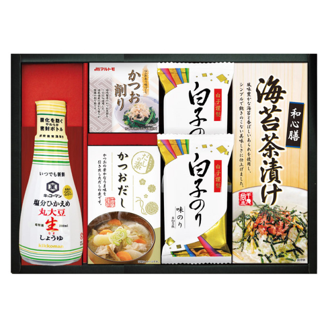 【一括お届け】キッコーマン塩分ひかえめ生しょうゆ詰合せギフト L1065-026