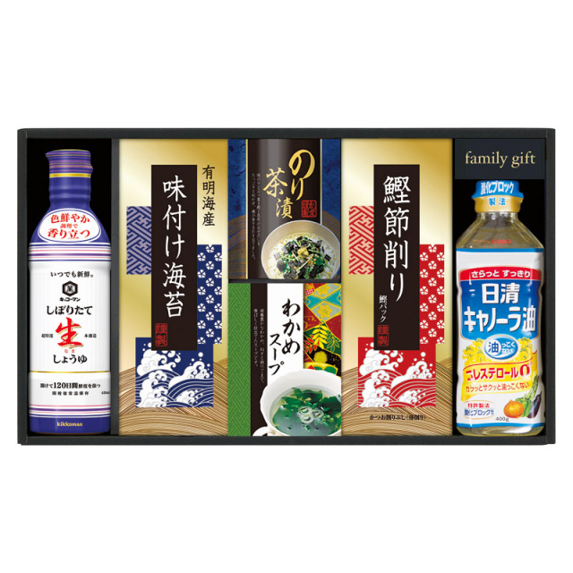 【送料無料】キッコーマン生しょうゆ＆和食詰合せ L1066-044
