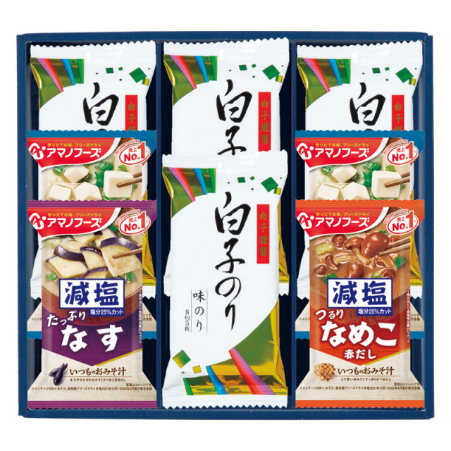 【一括お届け】味之庵 アマノフーズ＆白子のり L1076-029